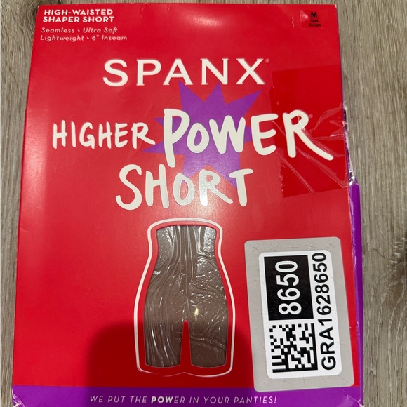 SPANX High-Waisted Mid-Thigh Short - Cafe Au Lait New in Package - Picture 2 of 5